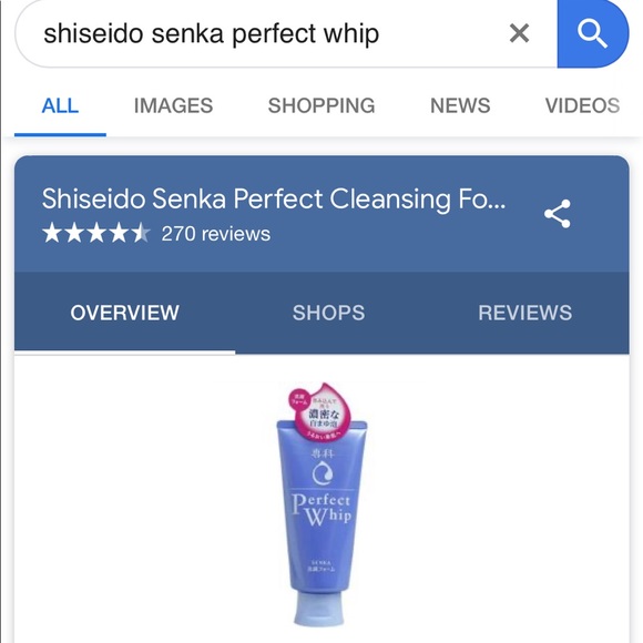 FREE w/ PURCHASE NWT✨Shiseido✨Senka Whip C… - Picture 7 of 8